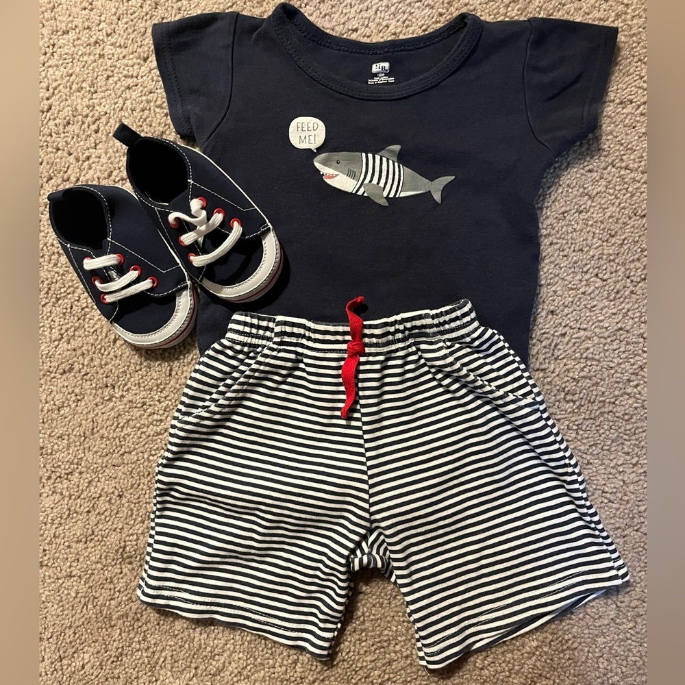 HB Baby EUC Boy 3pc Outfit
